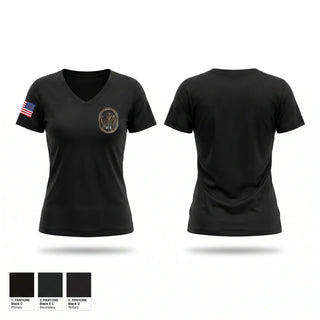 Womens Short Sleeve Vneck Shirt, Immigration and Customs Enforcement Charleston SC, Police, Teamtime, Team time, sublimation, custom sports apparel, team uniforms, spirit wear, spiritwear, sports uniforms, custom shirts, team store, custom team store, fundraiser sports, apparel fundraiser