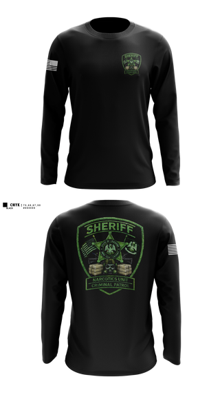 Long Sleeve Performance Shirt, CRIMINAL PATROL, Police, Teamtime, Team time, sublimation, custom sports apparel, team uniforms, spirit wear, spiritwear, sports uniforms, custom shirts, team store, custom team store, fundraiser sports, apparel fundraiser
