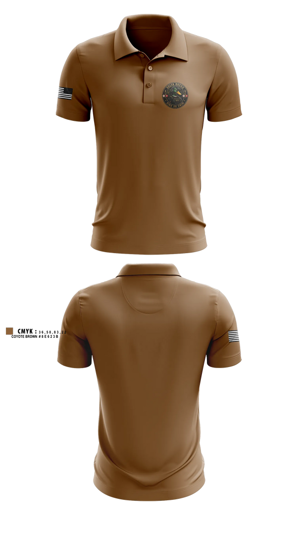 Long Sleeve Performance Polo, 112th SIG BN (SO)(A), Army, Teamtime, Team time, sublimation, custom sports apparel, team uniforms, spirit wear, spiritwear, sports uniforms, custom shirts, team store, custom team store, fundraiser sports, apparel fundraiser
