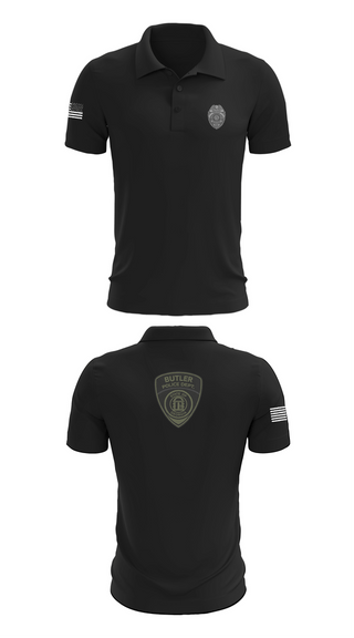 Short Sleeve Performance Polo, Butler Police Department, Police, Teamtime, Team time, sublimation, custom sports apparel, team uniforms, spirit wear, spiritwear, sports uniforms, custom shirts, team store, custom team store, fundraiser sports, apparel fundraiser
