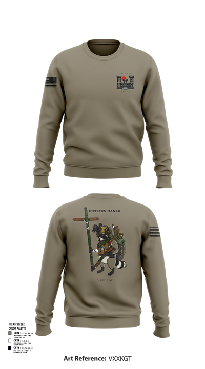 441st Engineer Company 97843489 Crew Neck Sweatshirt - 109