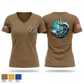 47th CST 1837938 Women's Short Sleeve V-neck Shirt - 1