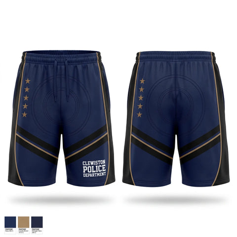 Athletic Shorts With Pockets, Clewiston Police Department, Police, Teamtime, Team time, sublimation, custom sports apparel, team uniforms, spirit wear, spiritwear, sports uniforms, custom shirts, team store, custom team store, fundraiser sports, apparel fundraiser