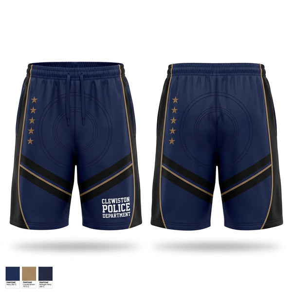 Athletic Shorts With Pockets, Clewiston Police Department, Police, Teamtime, Team time, sublimation, custom sports apparel, team uniforms, spirit wear, spiritwear, sports uniforms, custom shirts, team store, custom team store, fundraiser sports, apparel fundraiser
