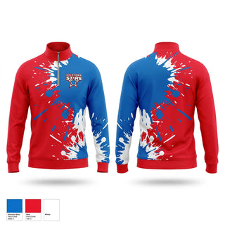 Quarter Zip Jacket, Oklahoma stars, Softball, Teamtime, Team time, sublimation, custom sports apparel, team uniforms, spirit wear, spiritwear, sports uniforms, custom shirts, team store, custom team store, fundraiser sports, apparel fundraiser