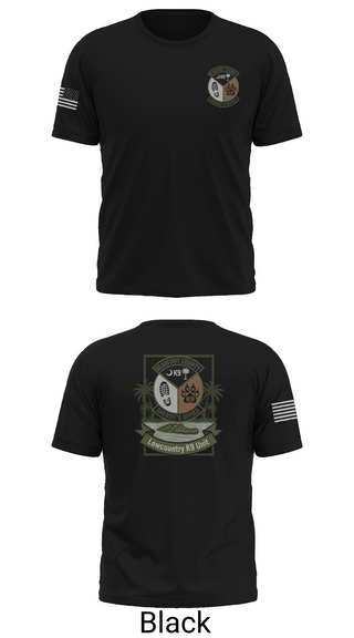 Short Sleeve Performance Shirt, Lowcountry K-9 Unit, Police, Teamtime, Team time, sublimation, custom sports apparel, team uniforms, spirit wear, spiritwear, sports uniforms, custom shirts, team store, custom team store, fundraiser sports, apparel fundraiser
