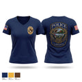 Saltville Police Department Women's Short Sleeve V-neck Shirt - 1