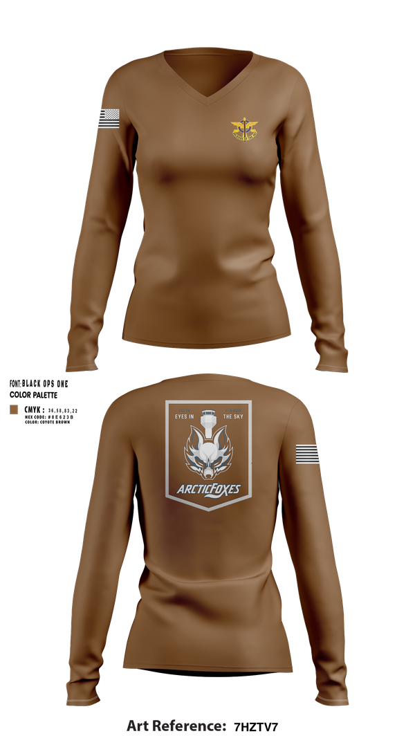 Womens Long Sleeve Vneck Shirt, Fox Co 3-10 GSAB, , Teamtime, Team time, sublimation, custom sports apparel, team uniforms, spirit wear, spiritwear, sports uniforms, custom shirts, team store, custom team store, fundraiser sports, apparel fundraiser