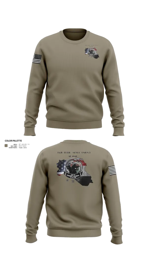 Crew Neck Sweatshirt, 982nd Combat Camera Co., , Teamtime, Team time, sublimation, custom sports apparel, team uniforms, spirit wear, spiritwear, sports uniforms, custom shirts, team store, custom team store, fundraiser sports, apparel fundraiser