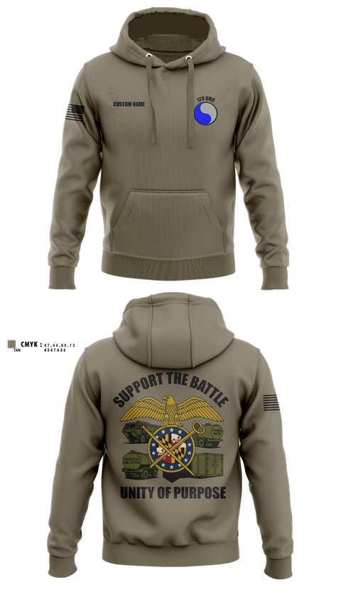 Hoodie, 729 Quarter Master Unit, Army, Teamtime, Team time, sublimation, custom sports apparel, team uniforms, spirit wear, spiritwear, sports uniforms, custom shirts, team store, custom team store, fundraiser sports, apparel fundraiser