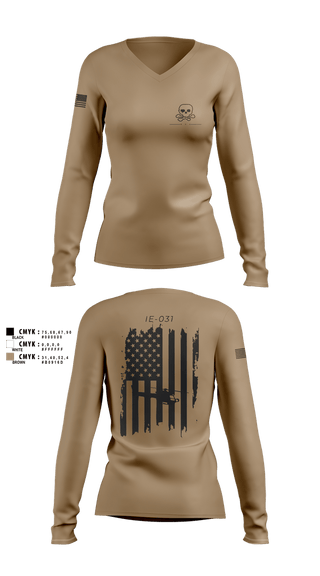 Womens Long Sleeve Vneck Shirt, TRF 911, , Teamtime, Team time, sublimation, custom sports apparel, team uniforms, spirit wear, spiritwear, sports uniforms, custom shirts, team store, custom team store, fundraiser sports, apparel fundraiser