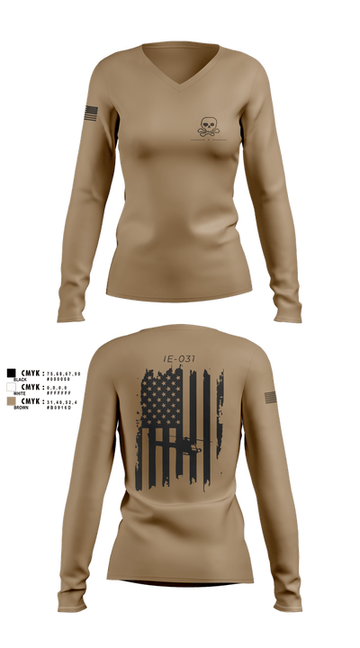 TRF 911 66573604 Women's Long Sleeve V-neck Shirt - 38