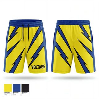 Athletic Shorts With Pockets, Voltage, Softball, Teamtime, Team time, sublimation, custom sports apparel, team uniforms, spirit wear, spiritwear, sports uniforms, custom shirts, team store, custom team store, fundraiser sports, apparel fundraiser