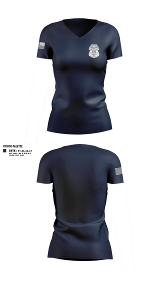 Womens Short Sleeve Vneck Shirt, Granville Police Department, Police, Teamtime, Team time, sublimation, custom sports apparel, team uniforms, spirit wear, spiritwear, sports uniforms, custom shirts, team store, custom team store, fundraiser sports, apparel fundraiser