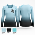 Ziggy’s hockey team 62880407 Women's Long Sleeve V-neck Shirt - 1