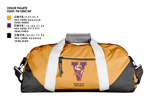 Duffle Bag, Missouri Valley College Track & Field, Track & Field, Teamtime, Team time, sublimation, custom sports apparel, team uniforms, spirit wear, spiritwear, sports uniforms, custom shirts, team store, custom team store, fundraiser sports, apparel fundraiser