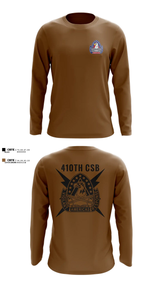 Long Sleeve Performance Shirt, 410th Contracting Support Brigade, Army, Teamtime, Team time, sublimation, custom sports apparel, team uniforms, spirit wear, spiritwear, sports uniforms, custom shirts, team store, custom team store, fundraiser sports, apparel fundraiser