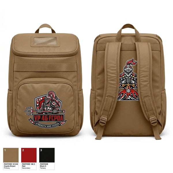 Gear Bag, VP-46 FCPOA, Navy, Teamtime, Team time, sublimation, custom sports apparel, team uniforms, spirit wear, spiritwear, sports uniforms, custom shirts, team store, custom team store, fundraiser sports, apparel fundraiser