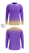 The Charlotte Flights 53419611 Long Sleeve Performance Shirt 2