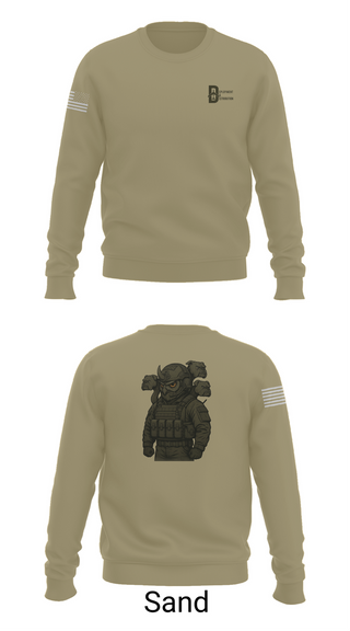 Crew Neck Sweatshirt, Deployment & Distribution Flight, , Teamtime, Team time, sublimation, custom sports apparel, team uniforms, spirit wear, spiritwear, sports uniforms, custom shirts, team store, custom team store, fundraiser sports, apparel fundraiser