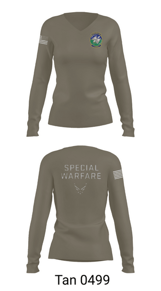 Womens Long Sleeve Vneck Shirt, 2 ASOS, Air Force, Teamtime, Team time, sublimation, custom sports apparel, team uniforms, spirit wear, spiritwear, sports uniforms, custom shirts, team store, custom team store, fundraiser sports, apparel fundraiser
