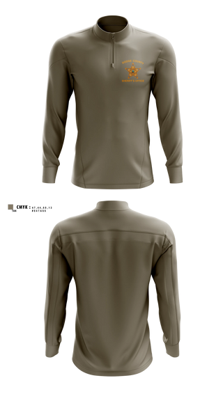 Quarter Zip Jacket, Dodge County Sheriff's Office, Police, Teamtime, Team time, sublimation, custom sports apparel, team uniforms, spirit wear, spiritwear, sports uniforms, custom shirts, team store, custom team store, fundraiser sports, apparel fundraiser