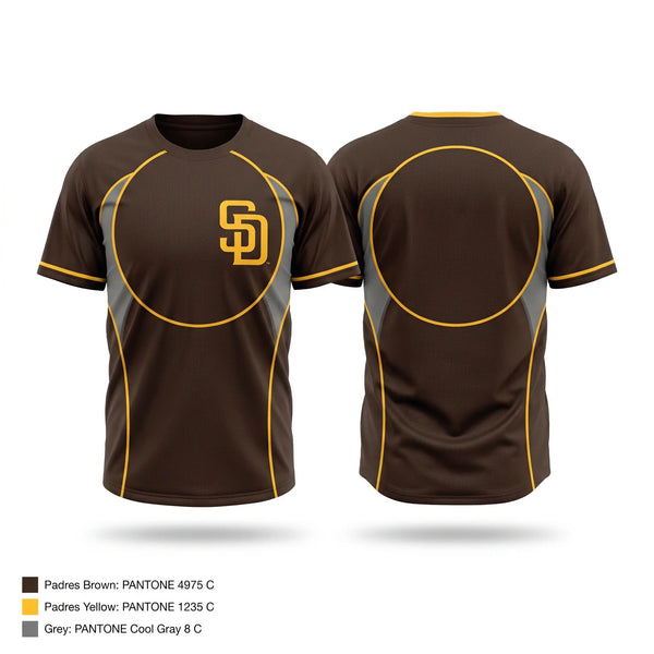 Football Jersey, Padres, Baseball, Teamtime, Team time, sublimation, custom sports apparel, team uniforms, spirit wear, spiritwear, sports uniforms, custom shirts, team store, custom team store, fundraiser sports, apparel fundraiser