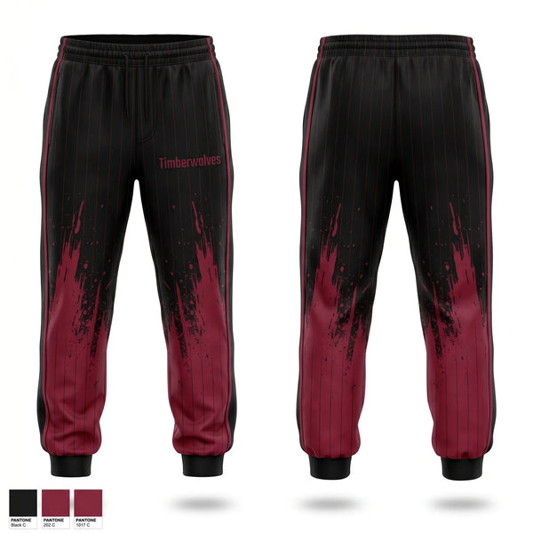 Sweatpants, Timberwolves, Softball, Teamtime, Team time, sublimation, custom sports apparel, team uniforms, spirit wear, spiritwear, sports uniforms, custom shirts, team store, custom team store, fundraiser sports, apparel fundraiser