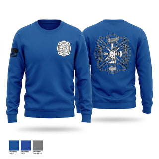 Crew Neck Sweatshirt, Quitman fire and rescue, Fire Department, Teamtime, Team time, sublimation, custom sports apparel, team uniforms, spirit wear, spiritwear, sports uniforms, custom shirts, team store, custom team store, fundraiser sports, apparel fundraiser