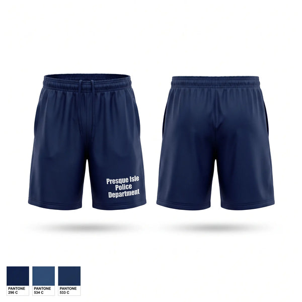 Athletic Shorts With Pockets, Presque Isle Police Department, Police, Teamtime, Team time, sublimation, custom sports apparel, team uniforms, spirit wear, spiritwear, sports uniforms, custom shirts, team store, custom team store, fundraiser sports, apparel fundraiser