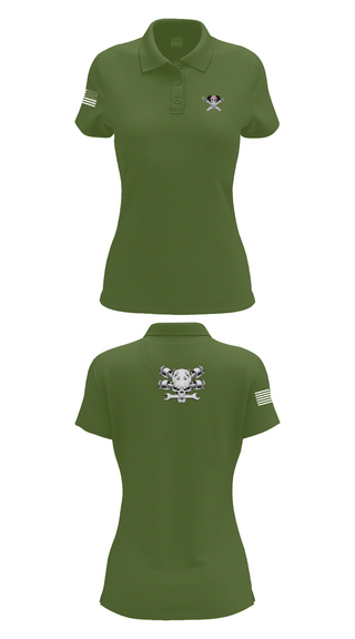 Womens Short Sleeve Performance Polo, Fox 1-320th F-CO FAR, , Teamtime, Team time, sublimation, custom sports apparel, team uniforms, spirit wear, spiritwear, sports uniforms, custom shirts, team store, custom team store, fundraiser sports, apparel fundraiser