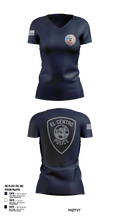 El Centro Police Department SWAT 88532386 Women's Short Sleeve V-neck Shirt - 1