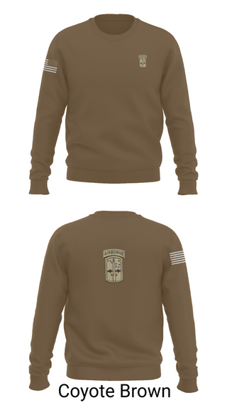 Crew Neck Sweatshirt, C co 4/327th INF BN, , Teamtime, Team time, sublimation, custom sports apparel, team uniforms, spirit wear, spiritwear, sports uniforms, custom shirts, team store, custom team store, fundraiser sports, apparel fundraiser