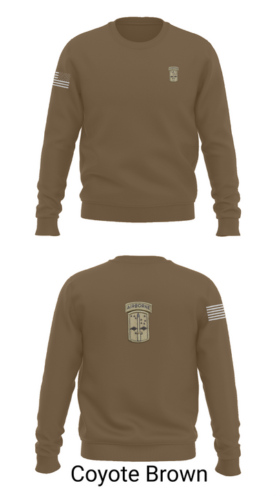 C co 4/327th INF BN 89497765 Crew Neck Sweatshirt - 5
