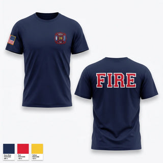 Old School Cotton Feel Shirt, bangor b crew, Fire Department, Teamtime, Team time, sublimation, custom sports apparel, team uniforms, spirit wear, spiritwear, sports uniforms, custom shirts, team store, custom team store, fundraiser sports, apparel fundraiser