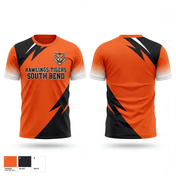 Old School Cotton Feel Shirt, Rawlings Tigers South Bend, Baseball, Teamtime, Team time, sublimation, custom sports apparel, team uniforms, spirit wear, spiritwear, sports uniforms, custom shirts, team store, custom team store, fundraiser sports, apparel fundraiser