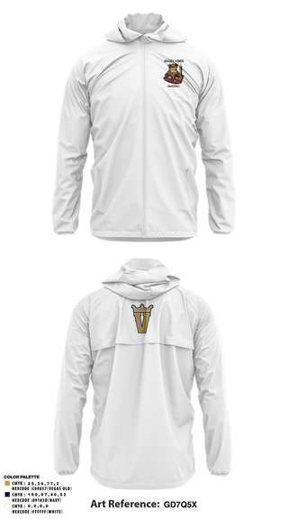Windbreaker, Valley Kings, Baseball, Teamtime, Team time, sublimation, custom sports apparel, team uniforms, spirit wear, spiritwear, sports uniforms, custom shirts, team store, custom team store, fundraiser sports, apparel fundraiser
