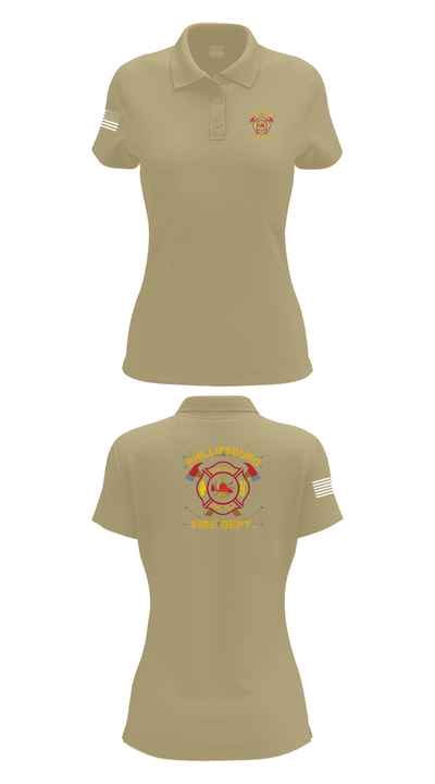 PHILLIPSBURG FIRE DEPARTMENT 39354124 Women's Short Sleeve Performance Polo  - 95