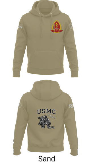Hoodie, 1st Bn 2mar 2nd MarDiv, , Teamtime, Team time, sublimation, custom sports apparel, team uniforms, spirit wear, spiritwear, sports uniforms, custom shirts, team store, custom team store, fundraiser sports, apparel fundraiser
