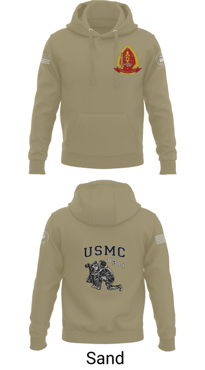 1st Bn 2mar 2nd MarDiv 35824328 Hoodie - 98