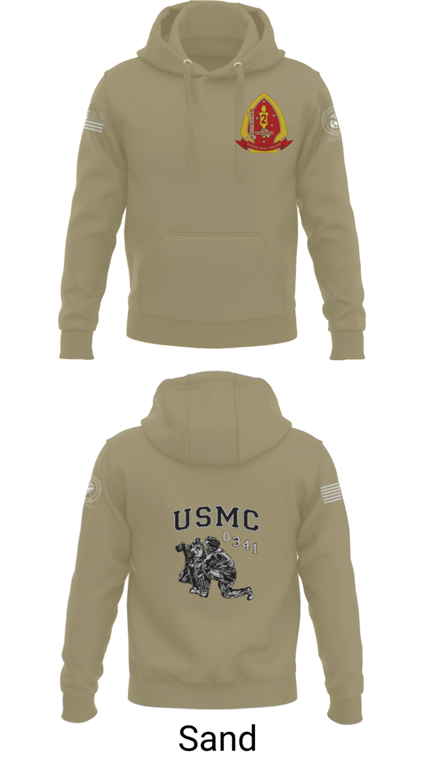 Hoodie, 1st Bn 2mar 2nd MarDiv, , Teamtime, Team time, sublimation, custom sports apparel, team uniforms, spirit wear, spiritwear, sports uniforms, custom shirts, team store, custom team store, fundraiser sports, apparel fundraiser