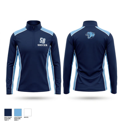 South Brunswick Cougars Quarter Zip Jacket - 1