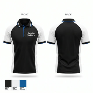 Short Sleeve Performance Polo, Carolina Darkhorse, Baseball, Teamtime, Team time, sublimation, custom sports apparel, team uniforms, spirit wear, spiritwear, sports uniforms, custom shirts, team store, custom team store, fundraiser sports, apparel fundraiser