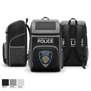 Gear Bag, Springfield College Police, Police, Teamtime, Team time, sublimation, custom sports apparel, team uniforms, spirit wear, spiritwear, sports uniforms, custom shirts, team store, custom team store, fundraiser sports, apparel fundraiser