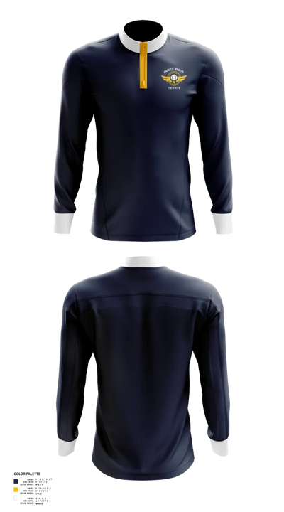 Saddle Brook Tennis 78977129 Quarter Zip Jacket - 21