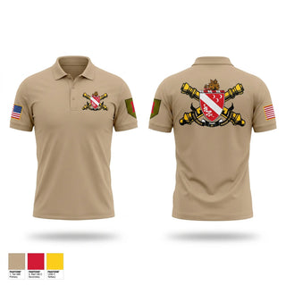 Short Sleeve Performance Polo, 1-7FA, Army, Teamtime, Team time, sublimation, custom sports apparel, team uniforms, spirit wear, spiritwear, sports uniforms, custom shirts, team store, custom team store, fundraiser sports, apparel fundraiser