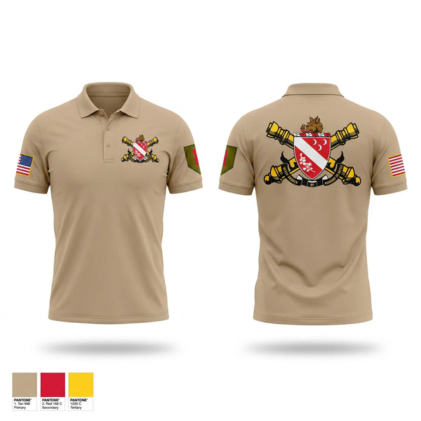 Short Sleeve Performance Polo, 1-7FA, Army, Teamtime, Team time, sublimation, custom sports apparel, team uniforms, spirit wear, spiritwear, sports uniforms, custom shirts, team store, custom team store, fundraiser sports, apparel fundraiser