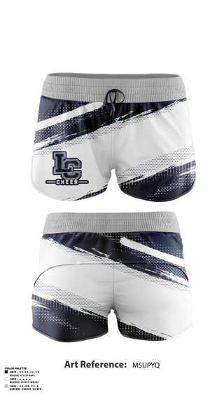 Track Shorts, La Cueva Bears, Cheer, Teamtime, Team time, sublimation, custom sports apparel, team uniforms, spirit wear, spiritwear, sports uniforms, custom shirts, team store, custom team store, fundraiser sports, apparel fundraiser