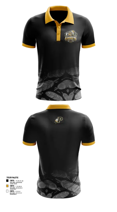 Pittsburgh Chiefs 90737698 Short Sleeve Performance Polo - 3