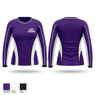 Long Sleeve Performance Shirt, Lady Legends, Women's Basketball, Teamtime, Team time, sublimation, custom sports apparel, team uniforms, spirit wear, spiritwear, sports uniforms, custom shirts, team store, custom team store, fundraiser sports, apparel fundraiser
